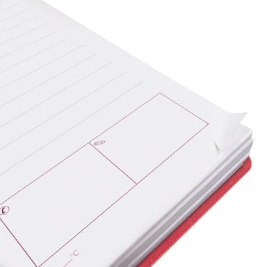 Brownline® 2025 DuraFlex Daily/Monthly Planner, Appointment Book, 12 Months, January to December, Twin-Wire Binding, 8" x 5", Raspberry (CB634V.RAS-25) - Image 6