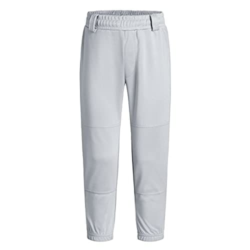 QBK 2T/3T/4T/5T Toddler Baseball Pants Youth Softball Pants Kids Tee Ball Pants for Boy Girl Grey（Grey 5T） - Image 1