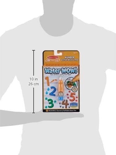Melissa & Doug On The Go Water Wow! Reusable Water-Reveal Activity Pad - Numbers - FSC Certified - Image 3