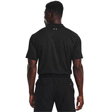 Under Armour Men's Performance 3.0 Polo, (001) Black / / Pitch Gray, 3X-Large - Image 3