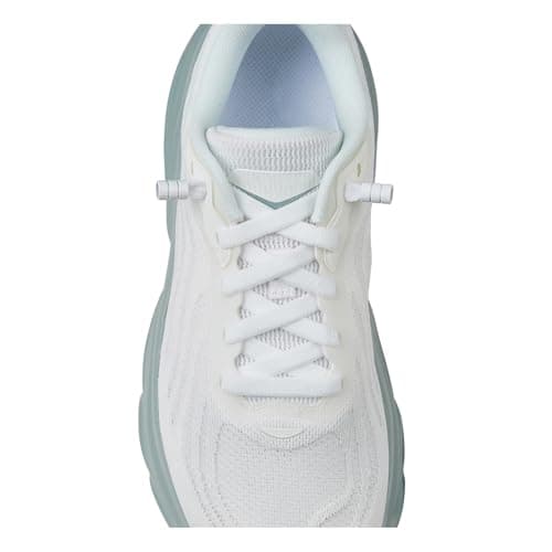 AOLLRUIRLL Elastic Shoe Laces for Sneakers, No Tie Shoelaces for Adults and Kids White - Image 1