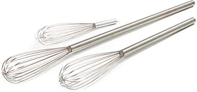 SPARTA 40682 Stainless Steel Chef Series, French Whips, 48 Inch With Chrome Plated Brass Handles For Commercial Kitchen, 48 X 5 X 5 Inches, Silver - Image 7