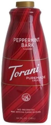 Torani Puremade Peppermint Bark Dessert & Drink Sauce, 64 fl oz - Image 2