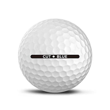 Cut Blue Golf Balls, 4 Piece Urethane (One Dozen) - Image 2