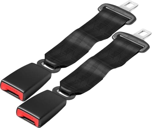 Lmuwecno 2Pcs Womens Metal Belt -Duty – Extender pack Quick Release Buckle for Buckle Replacement 14 Inch - Image 1