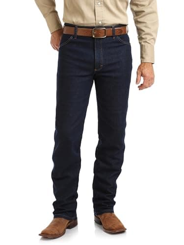 Wrangler mens Cowboy Cut Active Flex Original Fit Jeans, Prewashed, 46W x 30L US - Image 1