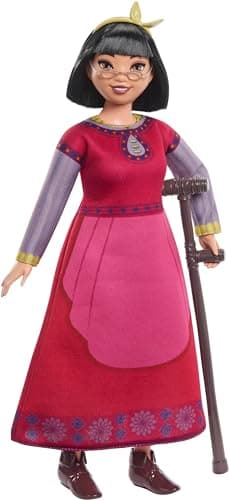 Mattel Disney Wish Toys, Dahlia of Rosas Posable Fashion Doll with Removable Clothes & Accessories, Inspired by the Movie - Image 3