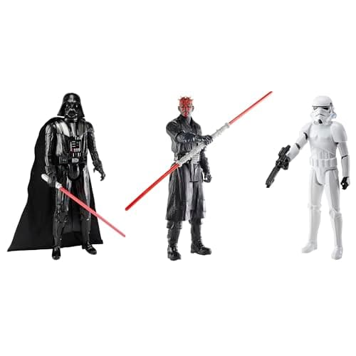 STAR WARS Clash of The Dark Side, 12-Inch Action Figure Set, 3-Pack of Figures & 4 Accessories, Toys for Kids Ages 4 and Up (Amazon Exclusive) - Image 1