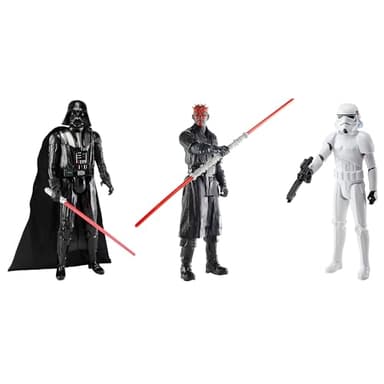 STAR WARS Clash of The Dark Side, 12-Inch Action Figure Set, 3-Pack of Figures & 4 Accessories, Toys for Kids Ages 4 and Up (Amazon Exclusive) - Image 1