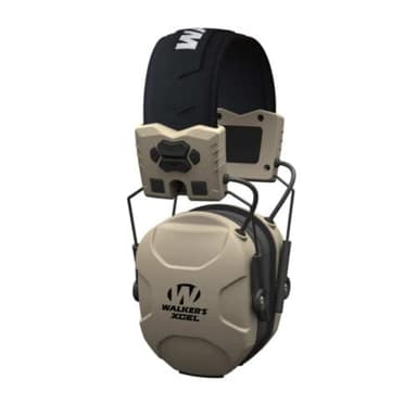 WALKER'S XCEL Digital Electronic Muff-26dB NRR Noise Protection Sound Enhancement Shooting Safety Earmuff, 2 AAA Batteries, XCEL 100, One Size - Image 3