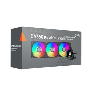 PCCOOLER CPU Cooler ARGB Liquid Freezer with LCD Digital Display, 360mm Radiator, 3 Silent ARGB PWM Fans, Compatible with Intel LGA 20XX/1851/1700/1200/115X & AMD AM5/AM4(DA360 PRO Digital) - Image 8