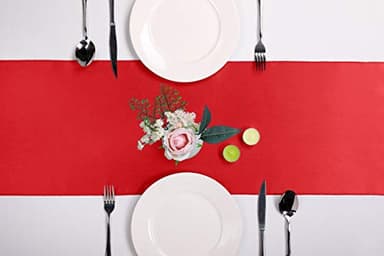 15-Pack Satin Table Runner Red 12 x 108 inches Long, Table Runners for Wedding, Birthday Parties, Banquets Decorations(15 Pack, 12x108 Inch, Red) - Image 6