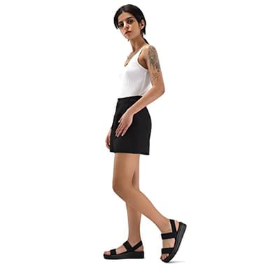mysoft Women's Platform Wedges Sandals Slingback Lightweight Elastic Ankle Strap Low Wedges Walking Sandals Comfortable Slip On Casual Shoes - Image 8