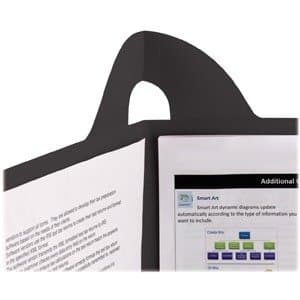 Lockit® Two-Pocket Heavyweight Folder, Letter Size, Black, 25 per Box (87981) - Image 3