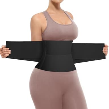 SHAPELLX Waist Trainer for Women Lower Belly Fat Tummy Control Sport Workout Body Shaper Waist Cincher Corset Shapewear - Image 1