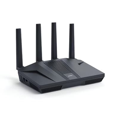 GL.iNet GL-MT6000 (Flint 2) WiFi 6 High Speed Gaming Routers for Wireless Internet, 2 x 2.5G Ethernet Ports for Fiber Optic Modem, Long Range Computer VPN WiFi Router, Home & Business - Image 1
