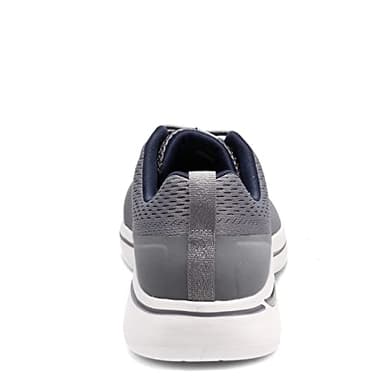 Skechers Men's Gowalk Arch Fit-Athletic Workout Walking Shoe with Air Cooled Foam Sneaker, Grey/Navy, 12 X-Wide - Image 7