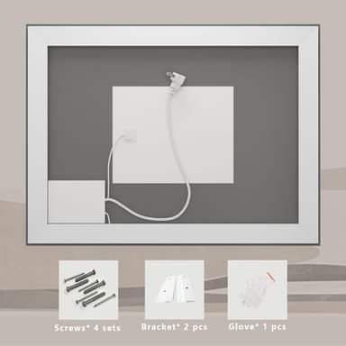 ODDSAN Led Lighted Bathroom Mirror 48x36, Dimmable Vanity Mirror with Lights, Anti-Fog (Backlit and Front Lighted) - Image 6