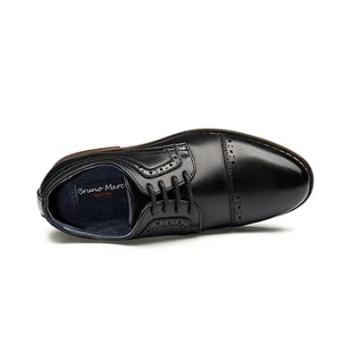 Bruno Marc Little Kid Prince_K_1 Black Boy's Classic Oxfords Dress Shoes Size 2 M US Little Kid - Image 5