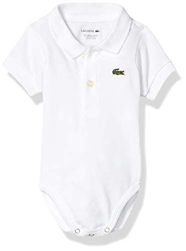 Lacoste Baby Girls Lacoste Short Sleeve Pique Layette Gift T Shirt Set, White, 12 Months US - Image 1
