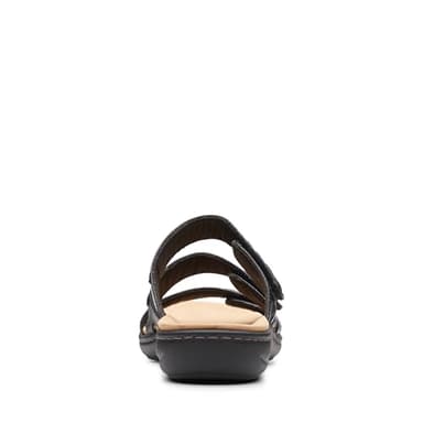 Clarks Collection Women's Laurieann Cove flats-sandals, Black Leather, 7.5 Medium US - Image 7