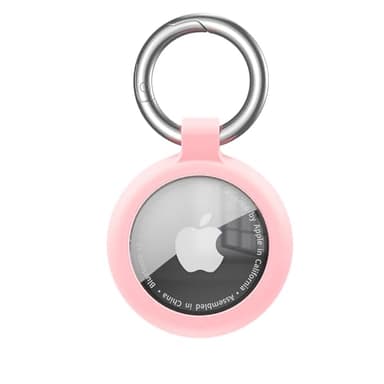 Galafoki 4 Pack Air tags Holder, Waterproof for Apple Air tags 4 Pack with Keychain,Dust and Scratch Proof for Dog,Cat, Bags, Keys, Luggage -MintGreen+Orange+Pink+Yellow - Image 5