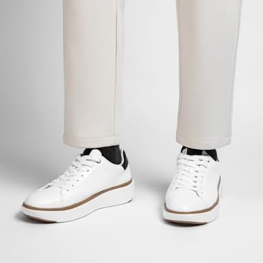 Bruno Marc Men's Dress Fashion Sneakers Casual Shoes,Size 13,White,SBFS2418M - Image 7