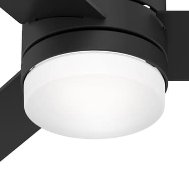 Hunter Fan 54 Inch Black Outdoor/Indoor Ceiling fan with Light and Remote for Porch, Living Room, Office, Kitchen (Renewed) - Image 7