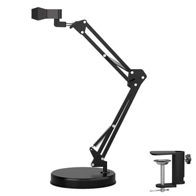 Ninyoon Max 21inch Height Universal Stand, Height 0-21in Adjustable Digital USB Microscope Stand for Max Diameter 6cm USB Digital Wireless WiFi Microscope Camera Come with Table Clamp - Image 1