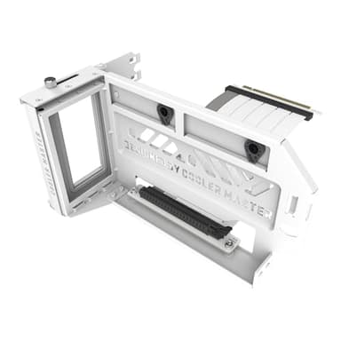 Cooler Master Vertical GPU Card Holder Kit V3 White , PCIe 4.0 5.0 Motherboards GPUs RTX 5090 RX 9070 XT, ABS Casing, 165mm Length, Modula Adjustable for E-ATX ATX Micro ATX Case - Image 1