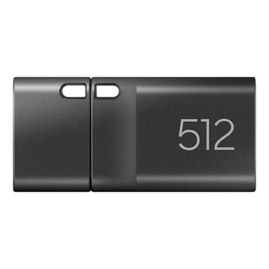 Samsung Type-C 512GB USB 3.2 Gen 1 Flash Drive, 400MB/s, External Memory and Storage for Computers, Mobile Devices, MUF-512DA4/AM, Gray, 2024 - Image 2