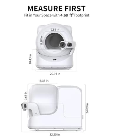 PETKIT Purobot Ultra 2025 New Accurate cat Facial Recognition & Poop Monitor Automatic Self-Cleaning Cat Litter Box with Touch-Free Waste Packing, 5G WiFi App Control, Integration Safety, Odor Free - Image 8