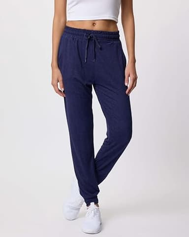 Real Essentials 3 Pack: Women's Ultra-Soft Lounge Joggers Sweatpants Athletic Yoga Pants with Pockets (Available in Plus), Set 12, 1X, Pack of 3 - Image 2