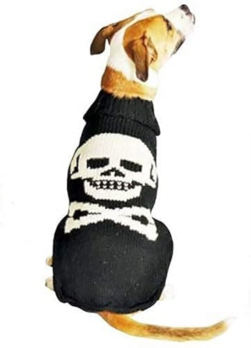 Chilly Dog Black Skull Sweater (X-Large) - Image 1