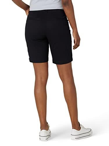 Lee Women's Legendary 9" Chino Bermuda Short Jet Black 10 - Image 2