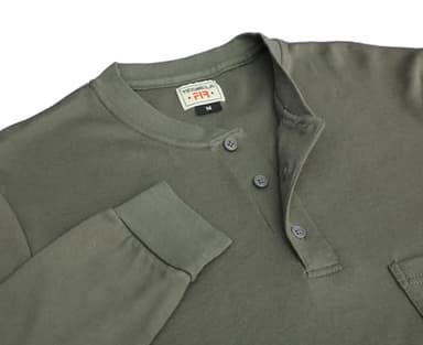 TICOMELA FR Shirts for Men Flame Resistant Shirt NFPA2112/CAT2 7oz Gray Fire Retardant Men's Long Sleeve Henley Shirts - Image 5