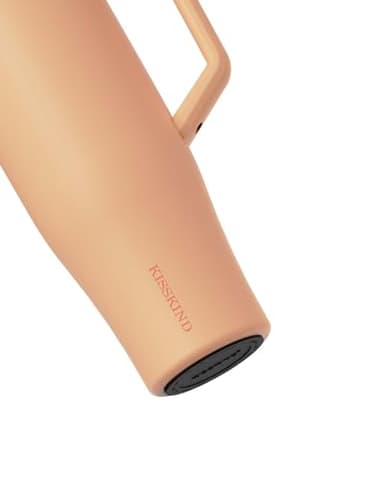 KISSKIND 40 oz Tumbler with Handle and Straw | Lumi Spin Hidden Straw 100% Leakproof Insulated Tumbler | Stainless Steel Water Bottle for Mom, Nurse, Teacher | Orange - Image 8