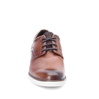 Rockport mens Garett Plain Toe Oxford, Cognac, 10.5 Wide US - Image 4