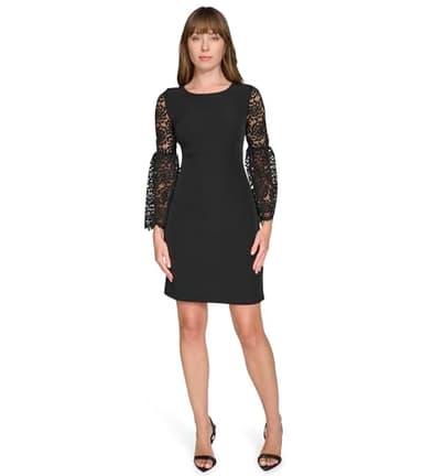 Tommy Hilfiger Women's Dresses Sheath,Black,6 - Image 5