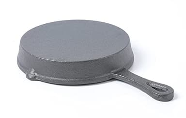 HAWOK Cast Iron mini skillet mini pie pan Dia.5.3 inch Pack of 12 Pre-seasoned Round - Image 6