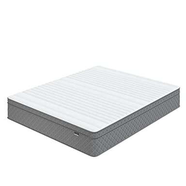 PurrJoys Full Mattress, 12 Inch Hybrid Double Mattress with Cooling Gel Memory Foam and Pocket Springs, CertiPUR-US Certified, Medium Firm - Image 6