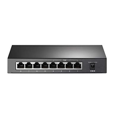 TP-Link TL-SF1008P, 8 Port 10/100Mbps PoE Switch, 4 PoE+ Ports @66W, Desktop, Plug & Play, Sturdy Metal Casing, Fanless, Extend & Priority Mode, PoE Auto Recovery - Image 2