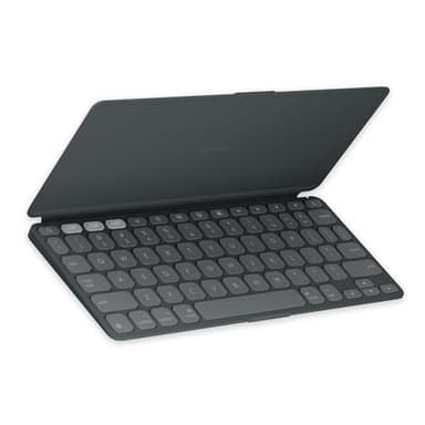 Logitech Keys-to-GO 2 Portable Wireless iPad Keyboard with Built-in Cover, Slim and Compact Bluetooth Keyboard for iPad, iPhone, Mac, and Apple TV, Easily Switch with Devices - Graphite - Image 1