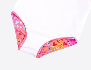 Nokecina Girls Swimsuit Size 2-3t Bathing Suit Pink Heart Quick Dry One Piece Toddler Swimwear - Image 5