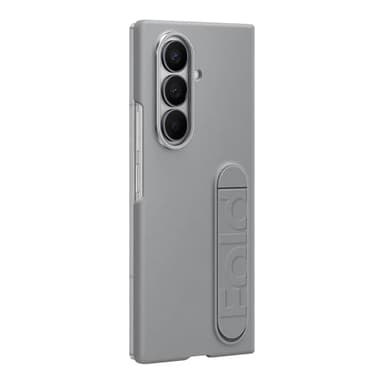 Samsung Galaxy Z Fold7 Silicone Phone Case, Protective Cover with Stand, Secure Grip, Soft, Comfortable Design, US Version, Gray - Image 2
