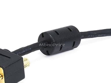 Monoprice Ultra Slim SVGA Super VGA Male to Male Monitor Cable - 35 Feet With Ferrites | 30/32AWG, Gold Plated Connector - Image 3