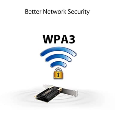 ASUS WiFi 6E + Bluetooth 5.2 PCI-E Expansion Card (PCE-AXE58BT) - Supports 6GHz Band, WPA3, 160MHz, WPA3 Network Security, OFDMA and MU-MIMO, External Antenna, Magnetic Base, Ultra Low Latency - Image 6