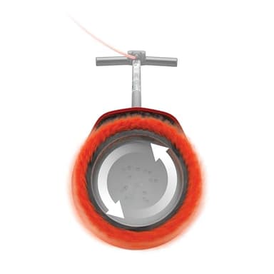 Oreck Commercial Orbiter Hard Floor Cleaner Machine, Multi-Purpose Floor Cleaning, Random Orbital Drive, Wide Cleaning Path, 50-Foot Long Cord, ORB550MC, Gray/Red - Image 10