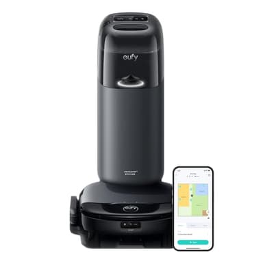 eufy S1 with All-in-One Station, HydroJet System with Roller Mop, Robot Vacuum and Mop Combo, Incredible Suction, Obstacle Avoidance, Multi-Level Mapping, Mop Auto-Retraction, Perfect for Pet Hair - Image 1