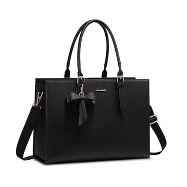 LOVEVOOK Lunch Tote Bag for Women, Laptop Bag for Work with Insulated Lunch Compartment 15.6 Inch 2 in 1 Lunch Tote Large Capacity Computer Handbag for Work, Teacher, Nurse, Office, Collage, Casual - Image 7